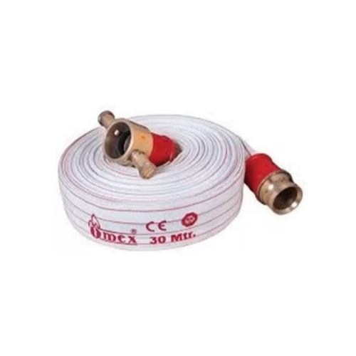 Omex RRL Canvas Fire Hose Pipe Type A with Male Famale Coupling, 30 mtr