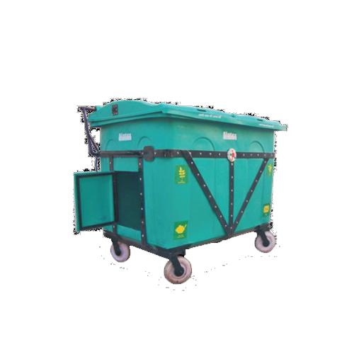 Sintex Gaint Wheel Waste Bin (Community Bin),Height-1250 mm, 1100 Ltr, GBRW 110-021 (Green)