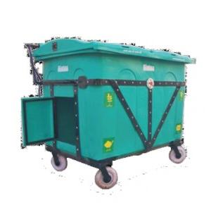 Sintex Gaint Wheel Waste Bin (Community Bin),Height-1250 mm, 1250 Ltr, GBRW 110-02 (Green)