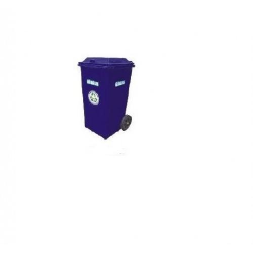 Sintex Wheels Plastic Waste Bin,Height-940 mm, 120 Ltr, 12-05 (Blue)