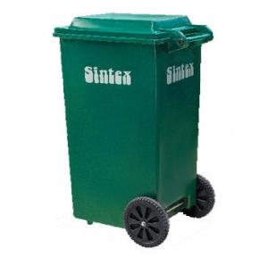 Sintex Wheels Plastic Waste Bin, Height-940 mm, 120 Ltr, 12-05 (Green)