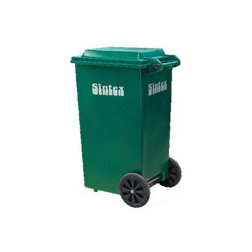 Sintex Wheels Plastic Waste Bin, Height-940 mm, 120 Ltr, 12-05 (Green)