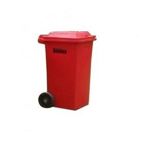 Sintex Wheels Plastic Waste Bin,Height-940 mm, 120 Ltr, 12-05 (Red)
