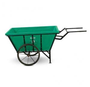 Sintex Heavy duty Hand Cart/Wheel Barrow Bin 250 Ltr, GWBSS 25-01 (Green)