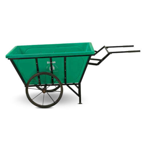 Sintex Heavy duty Hand Cart/Wheel Barrow Bin 250 Ltr, GWBSS 25-01 (Green)