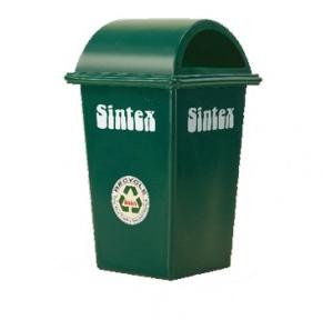 Sintex Plastic Waste Rectangular Bin,900 mm, 100 Ltr, GBR 10-01 (Green)