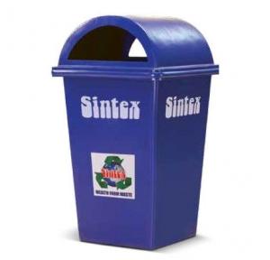 Sintex Plastic Waste Rectangular Bin,900 mm, 100 Ltr, GBR 10-01 (Blue)