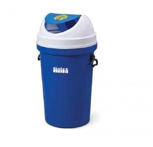 Sintex Plastic Vertical Waste Bin With Flap Lid RB,16x12x25 Inch, 50 Ltr, GBFV 05-01