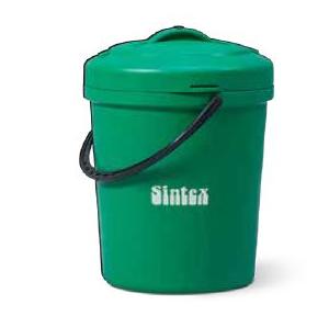 Sintex Household Dustbin BKT 01-01 Size 9x8 Inch Green Color Plastic 10 Ltr