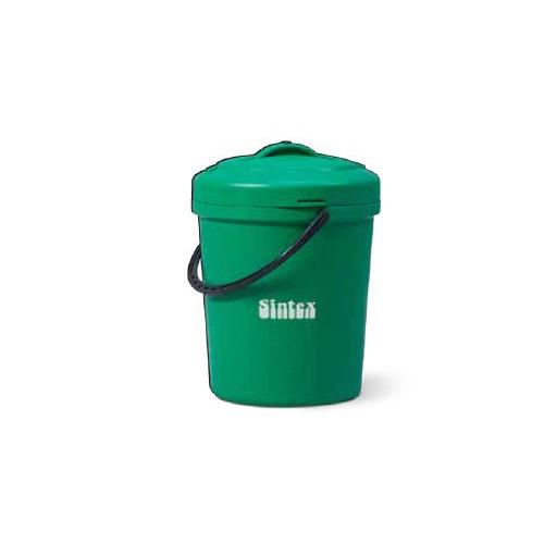 Sintex Household Dustbin BKT 01-01 Green Plastic 10 Ltr 9x8 Inch
