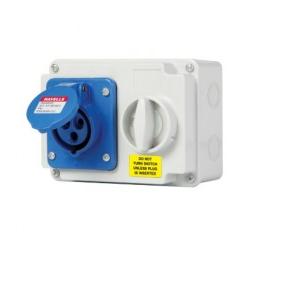 Havells 32A 2P+E Interlocking Socket IP44, DHQIA63032