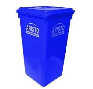 Aristo Plastic Storage Bucket With Flat Lid, 50x50x75, 110 Ltr