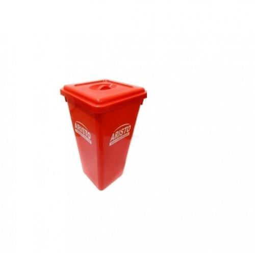 Aristo Plastic Storage Bucket With Flat Lid,43x43x75 Cm, 80 Ltr