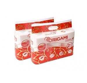 Origami Luxuria Toilet Roll 6 in 1-200 Pulls x 2 Ply