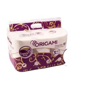 Origami Luxuria Toilet Roll 2 in 1-140 Pulls x 4 Ply