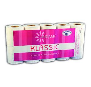 Origami Klassic Tissue Roll 10 in 1-180 Pulls x 2 Ply