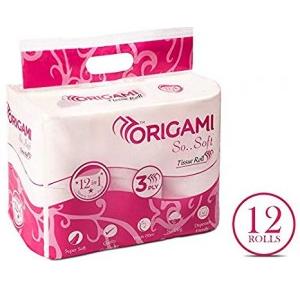 Origami So Soft Toilet Roll 12 in 1-160 Pulls x 3 Ply