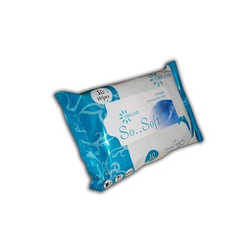 Origami So Soft Wet Wipes- Cologne 10 Pull, 15x20 Cm