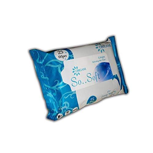 Origami So Soft Wet Wipes Cologne 25 Pull, 15x20 cm