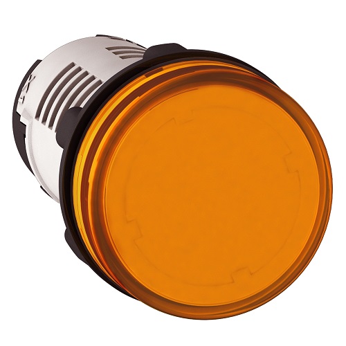 Schneider Round Pilot Light Harmony XB7 22mm 230V Orange, XB7EV08MPN