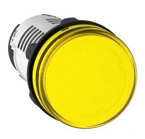 Schneider Round Pilot Light Harmony XB7 22mm 230V Yellow, XB7EV05MPN