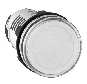 Schneider Round Pilot Light Harmony XB7 22mm 120V Clear, XB7EV07GPN