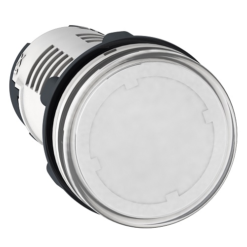 Schneider Round Pilot Light Harmony XB7 22mm 120V Clear, XB7EV07GPN