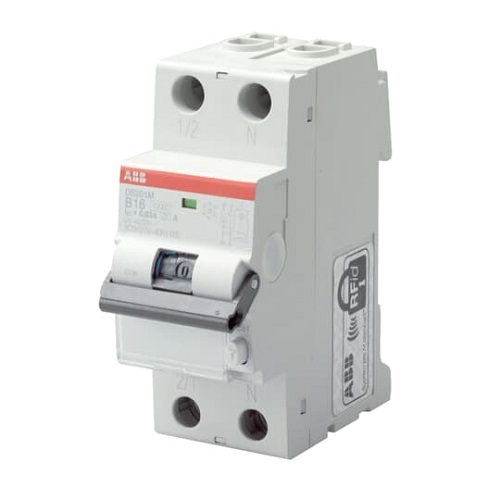ABB AC RCBO DS200M 25A 1P+N 100mA, 2CSR275040R2254