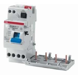 ABB RCCB With Overcurrent Protection Blocks DDA200 63A 4P 100mA, 2CSB204001R2630