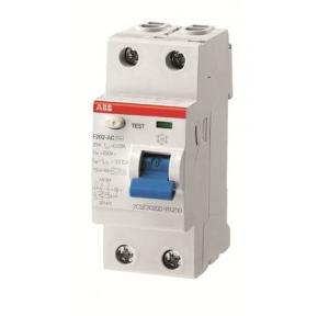 ABB AC RCCB F200 25A 2P 30mA, 2CSF202401R1250