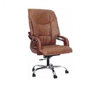 310 HB Brown Executive Chair With Wooden Handle