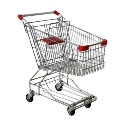 Shopping Trolley SS With Lower Support Space, 65 Ltrs