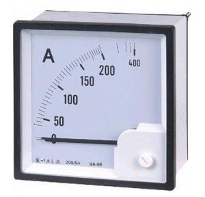 Unitech AC Analog Ammeter Moving Iron Type 0-400A, 96x96mm