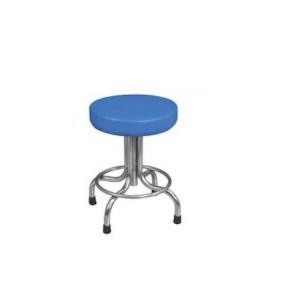 Carevel Patient Revolving Cushioned Stool SSS Frame Round 460-660mm, C-6405