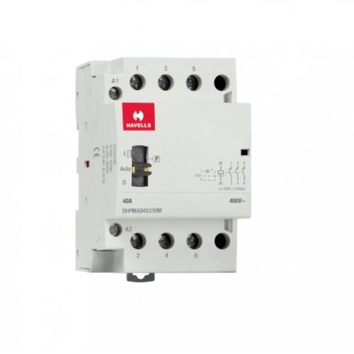 Havells Automatic Modular Contactor With Manual Override 40A 3NO 3P, DHPMA040330M