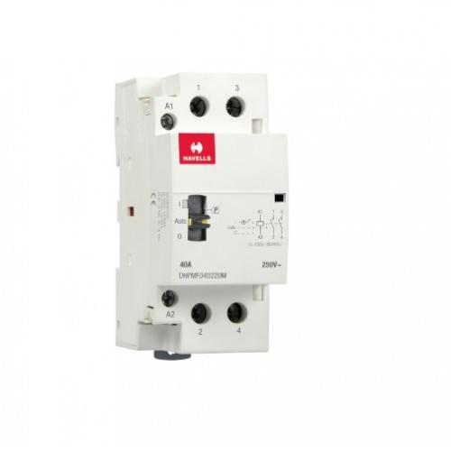 Havells Automatic Modular Contactor With Manual Override 40A 2NO 2P, DHPMF040220M