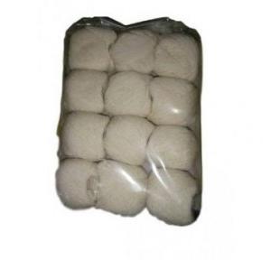 Cotton Dhaga White, 24 Pcs