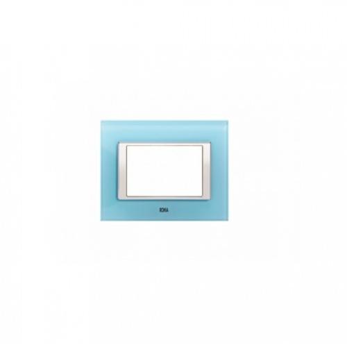 Anchor Roma Urban Clear Aqua Blue Cover Plate 12M, 66912GAB (Aqua Blue)