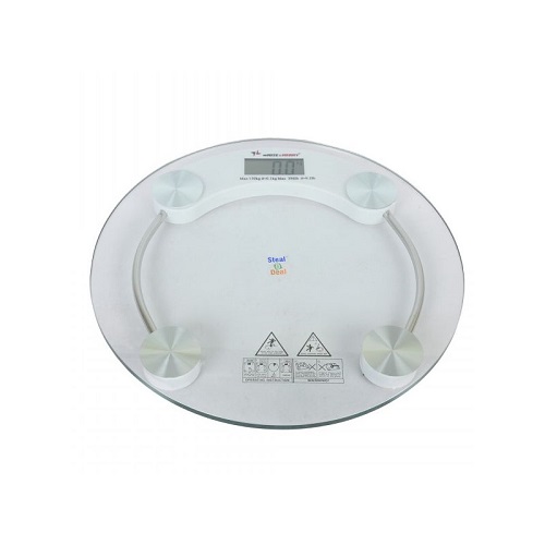 Stealodeal Digital Round Body Weighing Scale 150Kg, RW_150