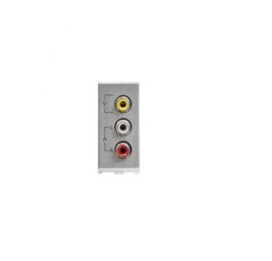 Anchor Roma Urban Audio Video Socket 1M, 66712S (Grey)