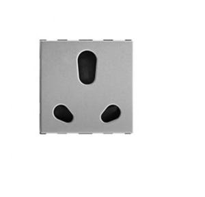 Anchor Roma Urban Twin Socket 6A/16A 2M, 66455S (Grey)