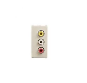 Anchor Roma Urban Audio Video Socket 1M, 66712 (White)