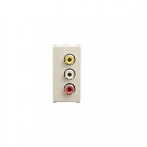 Anchor Roma Urban Audio Video Socket 1M, 66712 (White)