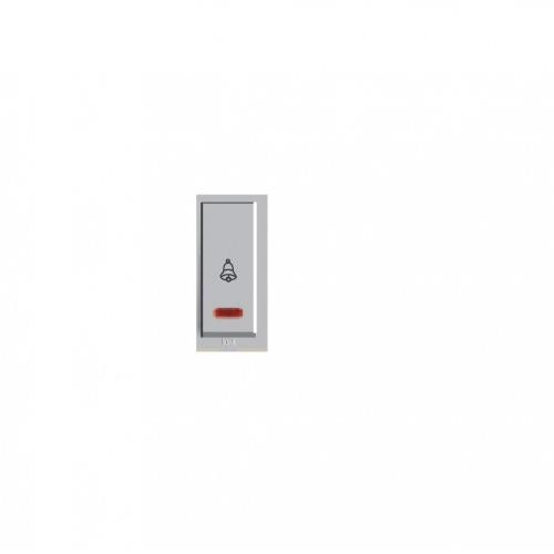 Anchor Roma Classic Bell Push Switch With With Neon 10A, 21055S (Grey)