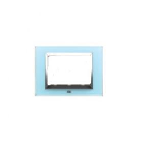 Anchor Roma Vetro Module Plate 8M Horizontal, 30384 GAB (Aqua Blue)