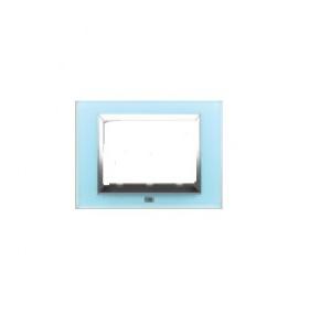 Anchor Roma Vetro Module Plate 1M, 30216 GAB (Aqua Blue)