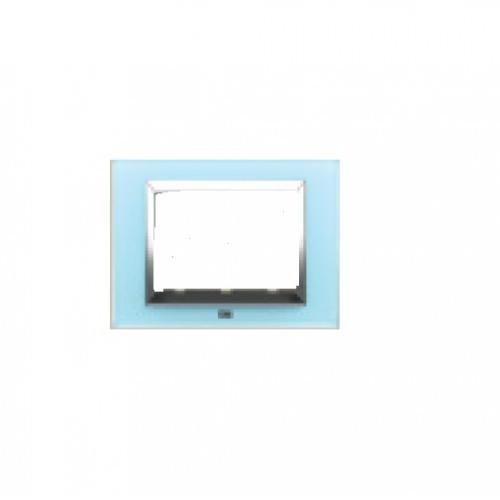 Anchor Roma Vetro Module Plate 1M, 30216 GAB (Aqua Blue)