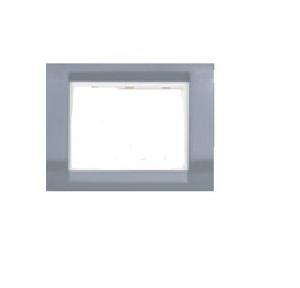 Anchor Roma Classic Trese Solid Plate With Base Frame 8M Horizontal, 30384AG (Anzul Grey)