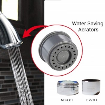 Neoperl Water Saving Aerator 4 LPM Shower Flow With Pressure Compensating Technology (Pack Of 2 Pcs)