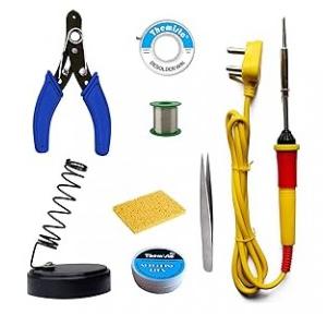 Soldering Iron Kit 3 In 1 (Soldering Iron 35W, Soldering Wire, Iron Stand)